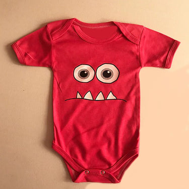 pink monster romper